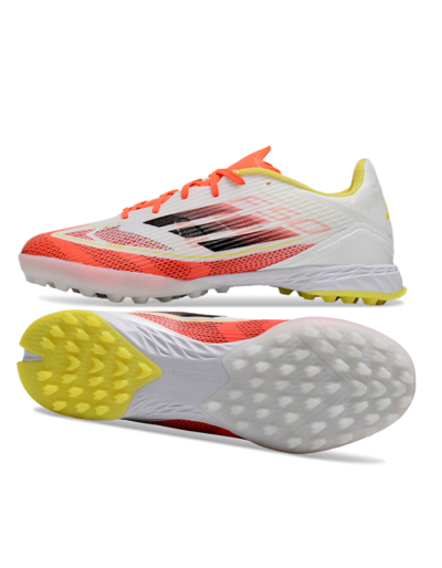 Adidas F50 Pro TF Low-Tops Soccer Shoes - Red/White/Yellow