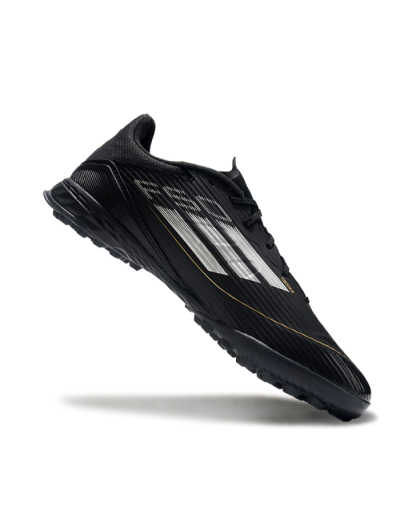 Adidas F50 Pro TF Low-Tops Soccer Shoes - Black/White/Gold