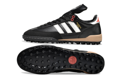 Adidas Mundial Team Astro TF Low-Tops Soccer Shoes - Black/White/Red