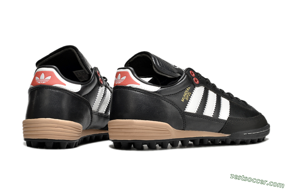 Adidas Mundial Team Astro TF Low-Tops Soccer Shoes - Black/White/Red 6
