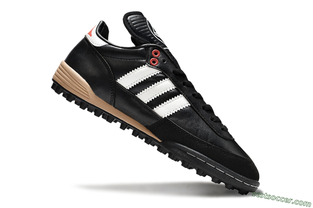 Adidas Mundial Team Astro TF Low-Tops Soccer Shoes - Black/White/Red 4