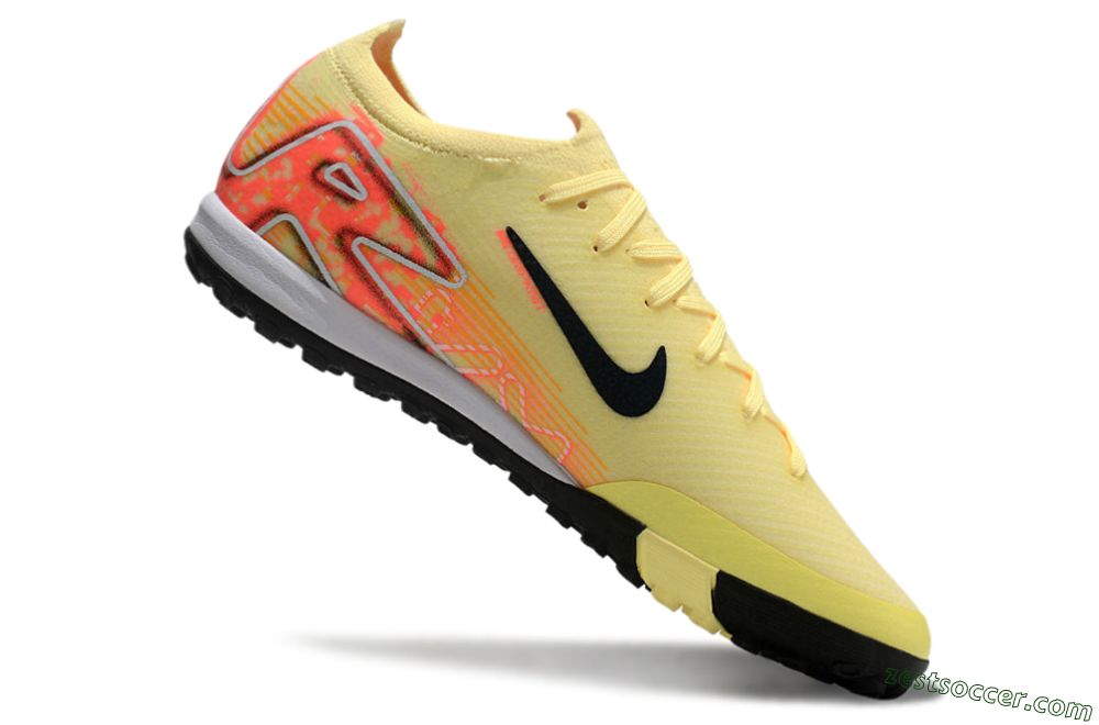 Nike Air Zoom Mercurial Vapor 16 Elite TF Low-Tops Soccer Shoes - Yellow/Black/Red 4
