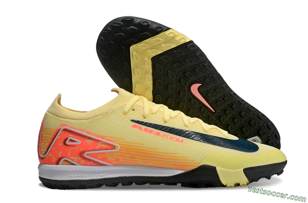 Nike Air Zoom Mercurial Vapor 16 Elite TF Low-Tops Soccer Shoes - Yellow/Black/Red 0