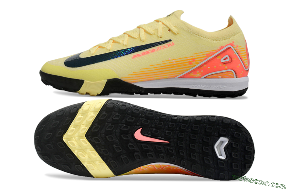 Nike Air Zoom Mercurial Vapor 16 Elite TF Low-Tops Soccer Shoes - Yellow/Black/Red 1