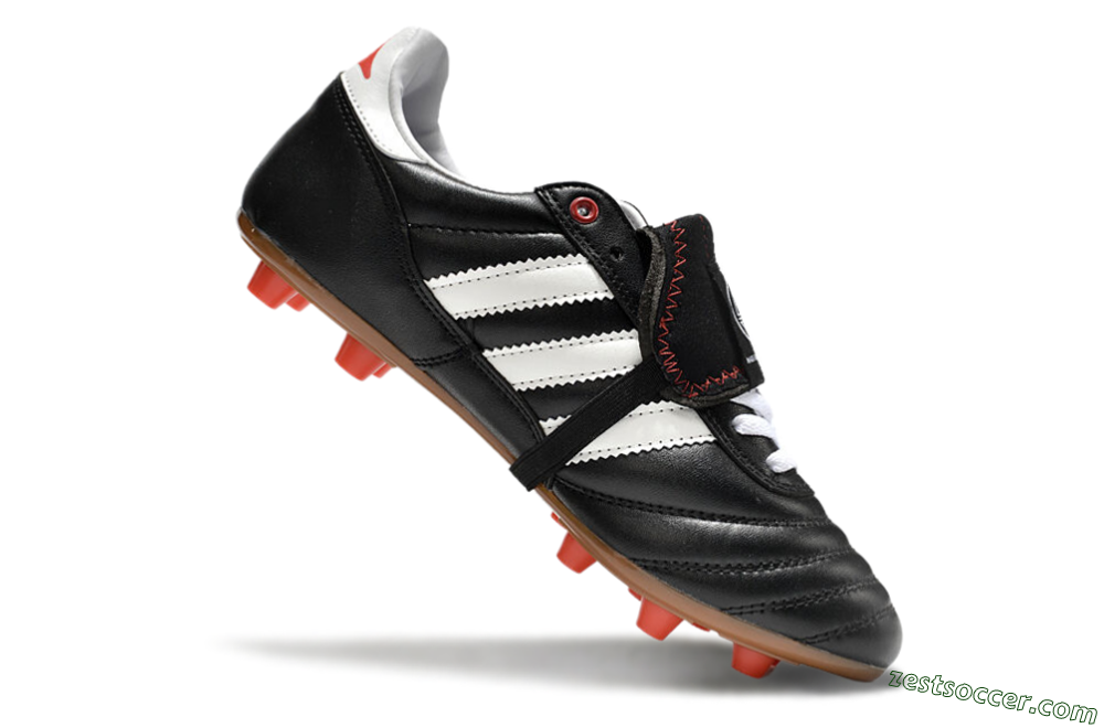 Adidas Mundial Team Astro TF Low-Tops Soccer Shoes - Black/White/Red 4