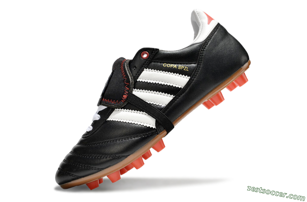 Adidas Mundial Team Astro TF Low-Tops Soccer Shoes - Black/White/Red 5