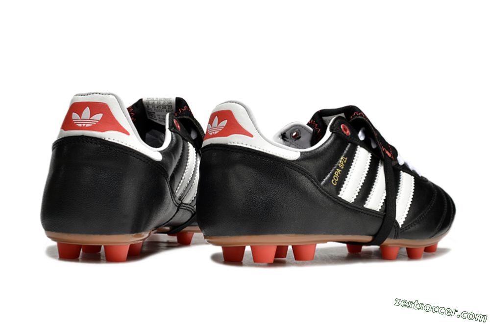 Adidas Mundial Team Astro TF Low-Tops Soccer Shoes - Black/White/Red 6