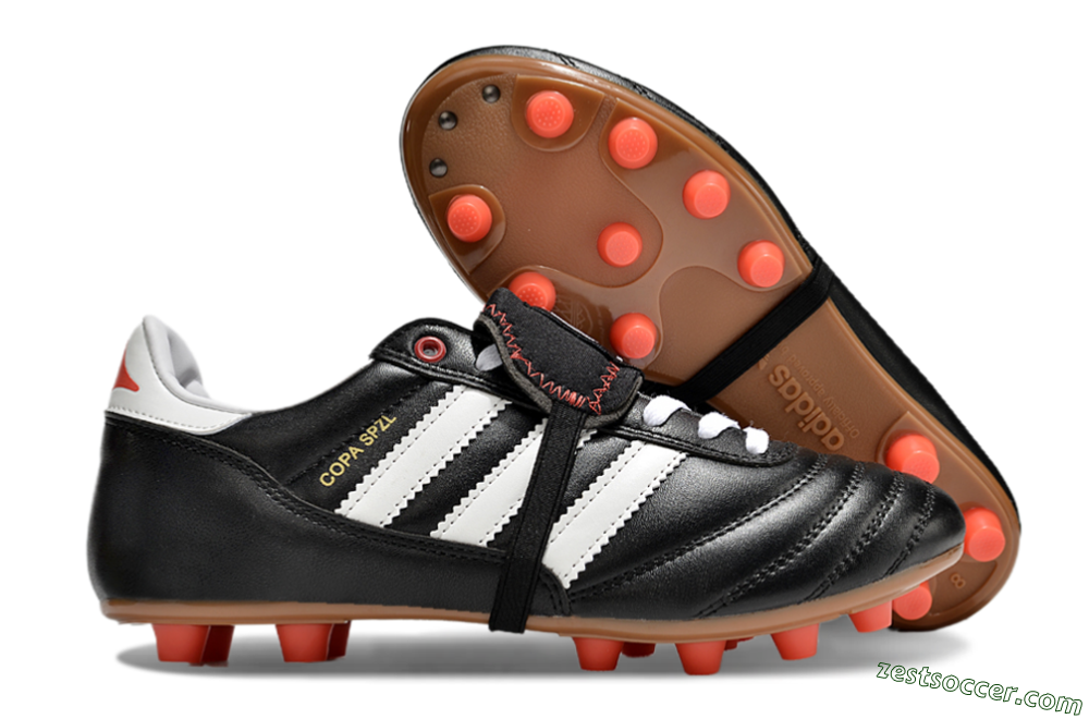Adidas Mundial Team Astro TF Low-Tops Soccer Shoes - Black/White/Red 0