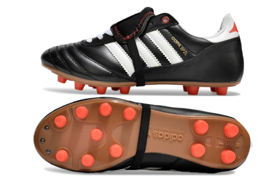 Adidas Mundial Team Astro TF Low-Tops Soccer Shoes - Black/White/Red