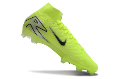 Nike Air Zoom Mercurial Superfly 10 Elite FG High-Tops Soccer Cleats - Yellow/Black/Silver