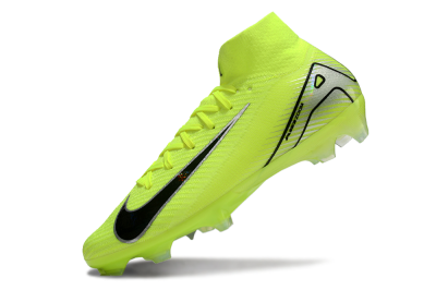 Nike Air Zoom Mercurial Superfly 10 Elite FG High-Tops Soccer Cleats - Yellow/Black/Silver