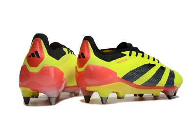 Adidas Predator 24 Elite SG Low-Tops Soccer Cleats - Yellow/Black/Red