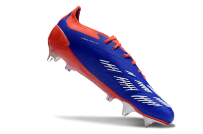 Adidas Predator Elite Foldover Tongue SG Low-Tops Soccer Cleats - Blue/White/Red