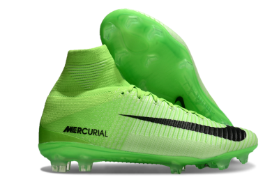 Nike Zoom Superfly 5 Elite FG High-Tops Soccer Cleats - Yellow/Black