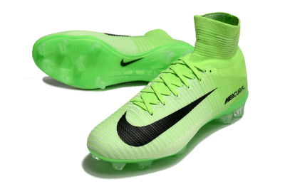 Nike Zoom Superfly 5 Elite FG High-Tops Soccer Cleats - Yellow/Black