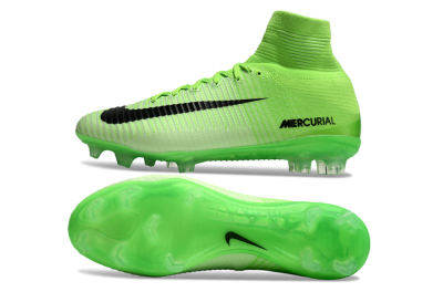 Nike Zoom Superfly 5 Elite FG High-Tops Soccer Cleats - Yellow/Black