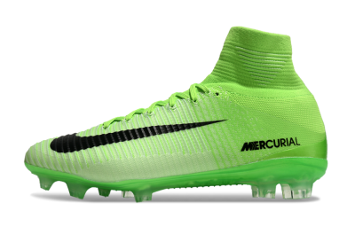 Nike Zoom Superfly 5 Elite FG High-Tops Soccer Cleats - Yellow/Black