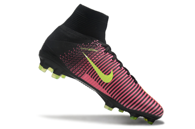 Nike Zoom Superfly 5 Elite FG High-Tops Soccer Cleats - Red/Black/Yellow