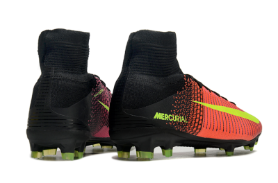 Nike Zoom Superfly 5 Elite FG High-Tops Soccer Cleats - Red/Black/Yellow