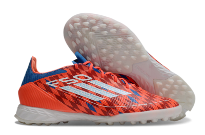 Adidas F50 Pro TF Low-Tops Soccer Shoes - Red/White/Blue