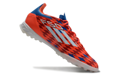 Adidas F50 Pro TF Low-Tops Soccer Shoes - Red/White/Blue