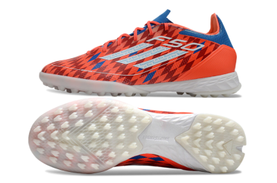 Adidas F50 Pro TF Low-Tops Soccer Shoes - Red/White/Blue