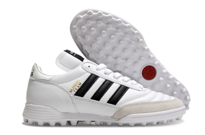 Adidas Mundial Team Astro TF Low-Tops Soccer Shoes - White/Black/Gold