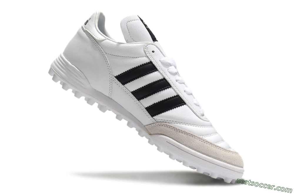 Adidas Mundial Team Astro TF Low-Tops Soccer Shoes - White/Black/Gold 4