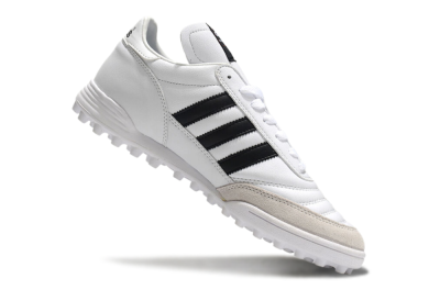 Adidas Mundial Team Astro TF Low-Tops Soccer Shoes - White/Black/Gold