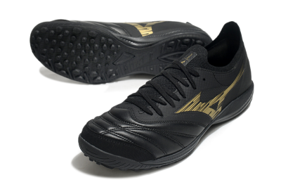 Mizuno Morelia Neo Sala M8 TF Low-Tops Soccer Shoes - Black/Gold