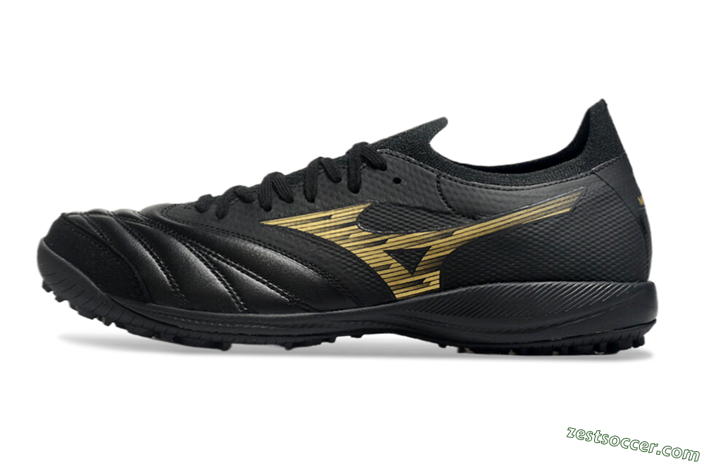 Mizuno Morelia Neo Sala M8 TF Low-Tops Soccer Shoes - Black/Gold 2