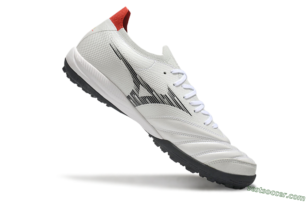 Mizuno Morelia Neo Sala M8 TF Low-Tops Soccer Shoes - Beige/Black/Red 4