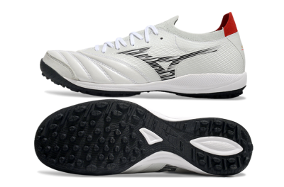 Mizuno Morelia Neo Sala M8 TF Low-Tops Soccer Shoes - Beige/Black/Red
