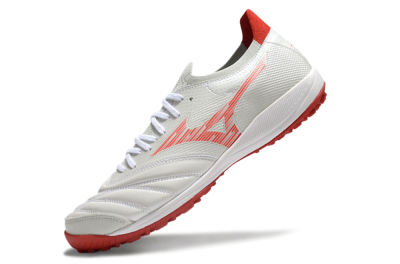 Mizuno Morelia Neo Sala M8 TF Low-Tops Soccer Shoes - Beige/Red/White