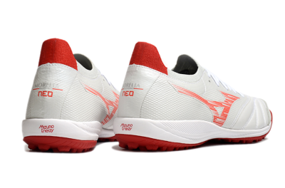 Mizuno Morelia Neo Sala M8 TF Low-Tops Soccer Shoes - Beige/Red/White