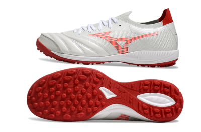 Mizuno Morelia Neo Sala M8 TF Low-Tops Soccer Shoes - Beige/Red/White