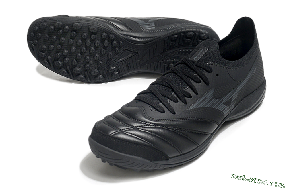 Mizuno Morelia Neo Sala M8 TF Low-Tops Soccer Shoes - Black/Grey 3