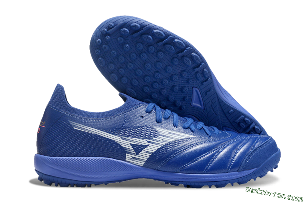 Mizuno Morelia Neo Sala M8 TF Low-Tops Soccer Shoes - Blue/White 0