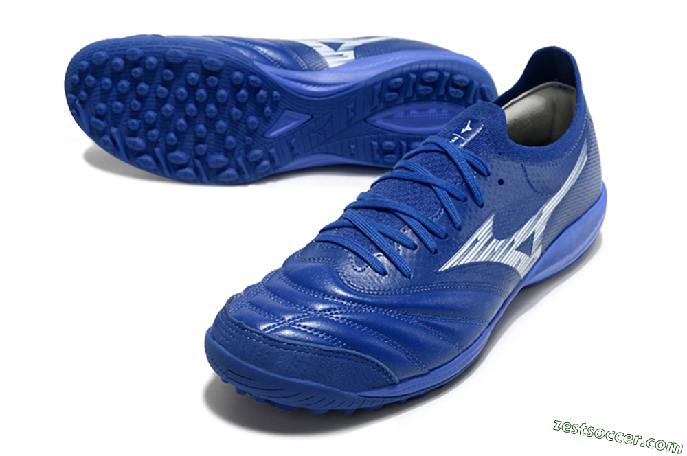 Mizuno Morelia Neo Sala M8 TF Low-Tops Soccer Shoes - Blue/White 3