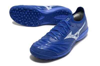 Mizuno Morelia Neo Sala M8 TF Low-Tops Soccer Shoes - Blue/White