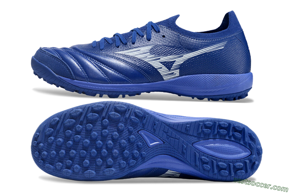 Mizuno Morelia Neo Sala M8 TF Low-Tops Soccer Shoes - Blue/White 1