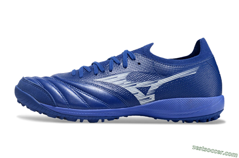Mizuno Morelia Neo Sala M8 TF Low-Tops Soccer Shoes - Blue/White 2