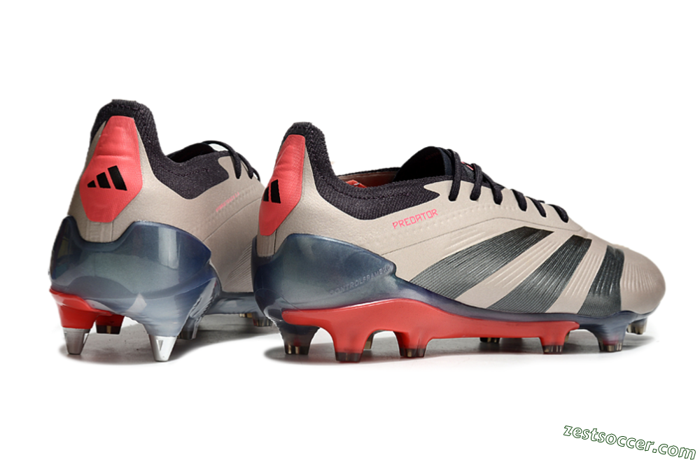 Adidas Predator 24 Elite SG Low-Tops Soccer Cleats - Gold/Blue/Red 6