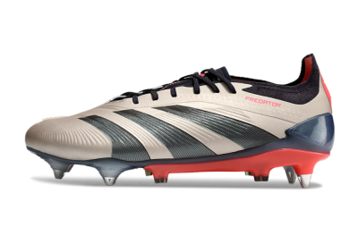 Adidas Predator 24 Elite SG Low-Tops Soccer Cleats - Gold/Blue/Red