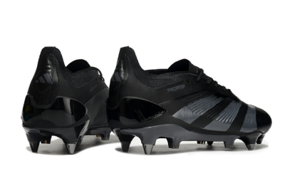 Adidas Predator 24 Elite SG Low-Tops Soccer Cleats - Black/Silver