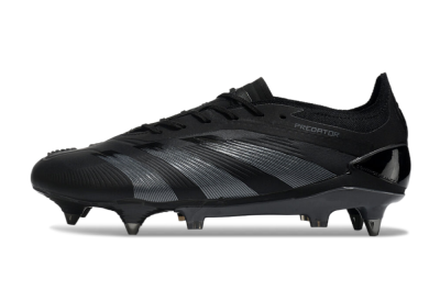 Adidas Predator 24 Elite SG Low-Tops Soccer Cleats - Black/Silver