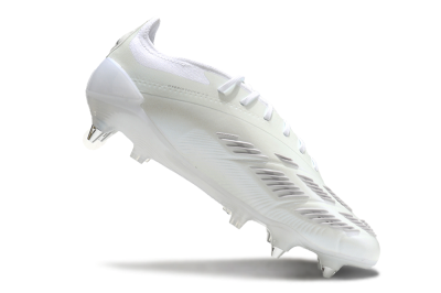 Adidas Predator 24 Elite SG Low-Tops Soccer Cleats - Beige/White/Silver
