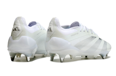 Adidas Predator 24 Elite SG Low-Tops Soccer Cleats - Beige/White/Silver