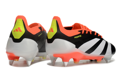 Adidas Predator 24 Elite SG Low-Tops Soccer Cleats - Black/White/Red