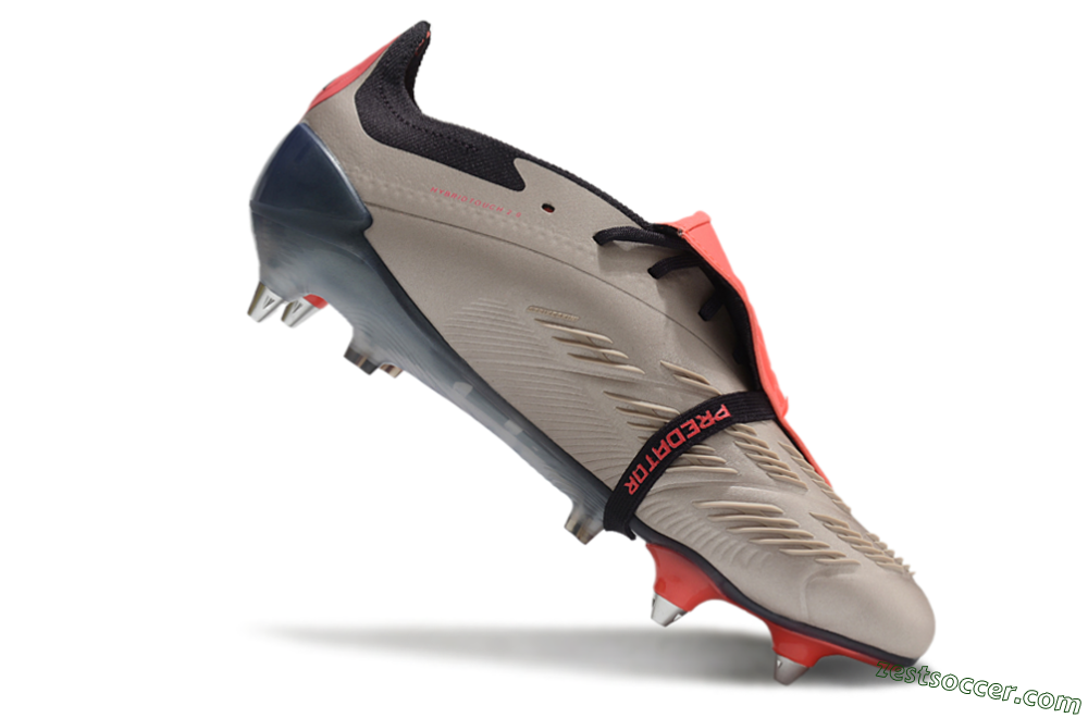 Adidas Predator Elite Foldover Tongue SG Low-Tops Soccer Cleats - Gold/Blue/Red 4
